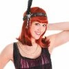 Bristol Flapper Charleston Headband Black Decades And History