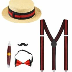 Widmann 1920s Men's Summer Costume Accessories Kit 1920's