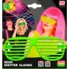 Widmann Neon Green Shutter Glasses 1980's