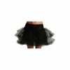Wicked 3 Layer Ruffle Petticoat Black Petticoats & Tutu's