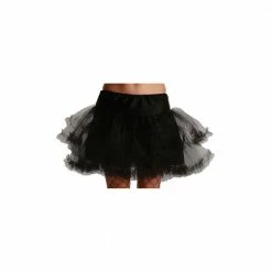 Wicked 3 Layer Ruffle Petticoat Black Petticoats & Tutu's