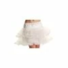 Wicked 3 Layer Ruffle Petticoat White Petticoats & Tutu's