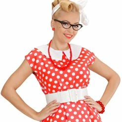 Widmann 70's Beaded Necklace Red