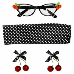 Widmann 50's Cherry Rockabilly Costume Kit