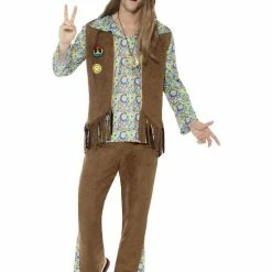 Smiffy's 1960's 60's Hippie Costume Men's