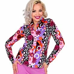 Widmann Retro 70's Disco Shirt Ladies