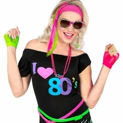 Widmann 1980's 80's Party Girl Neon Kit