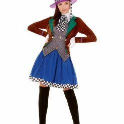 Smiffy's Adult Miss Mad Hatter Costume TV & Film