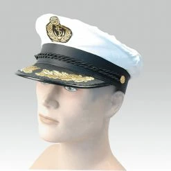 Bristol Adults Deluxe Sailor Captains Cap Sailor Costumes