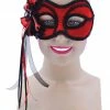 Bristol Costume Accessories Aletta Red Masquerade Mask