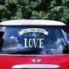 Partydecor Party Decorations All You Need Is Love Wedding Car Sticker Decoration