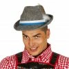 Fiestas Guirca Oktoberfest Costumes Alpine Bavarian Hat Grey
