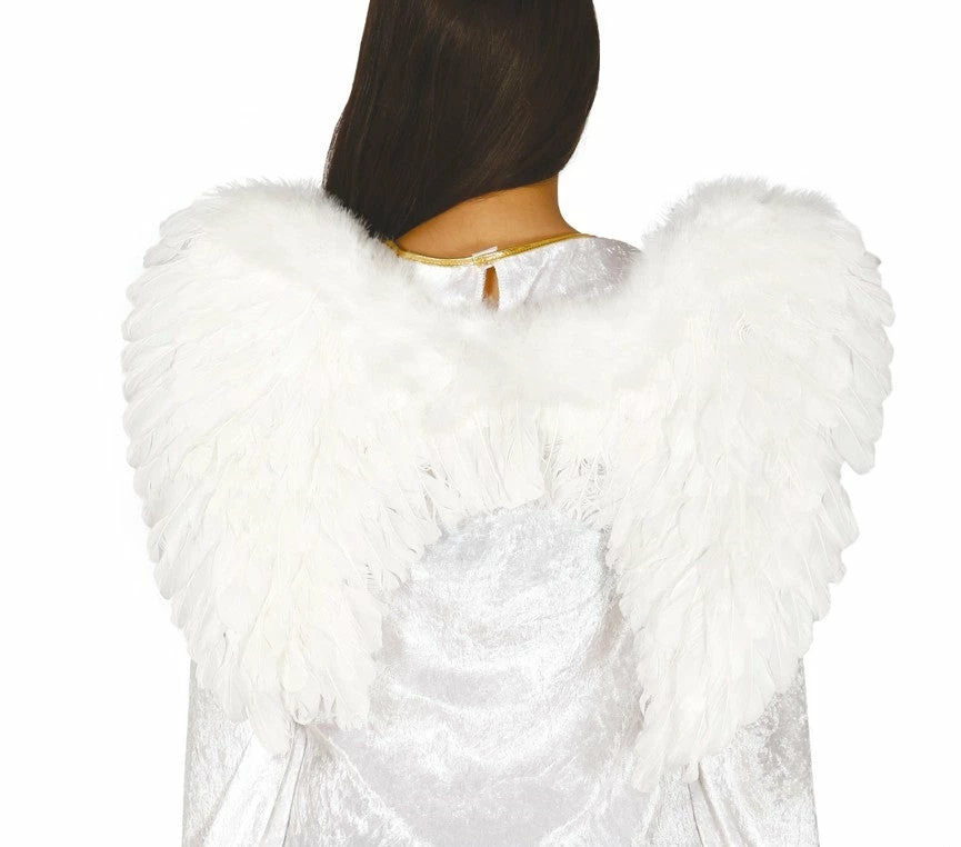 Fiestas Guirca Angel Wings White Feather 60x45cm Christmas Costumes
