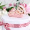 Partydecor Baby Girl With Pillow Cake Topper Occasions