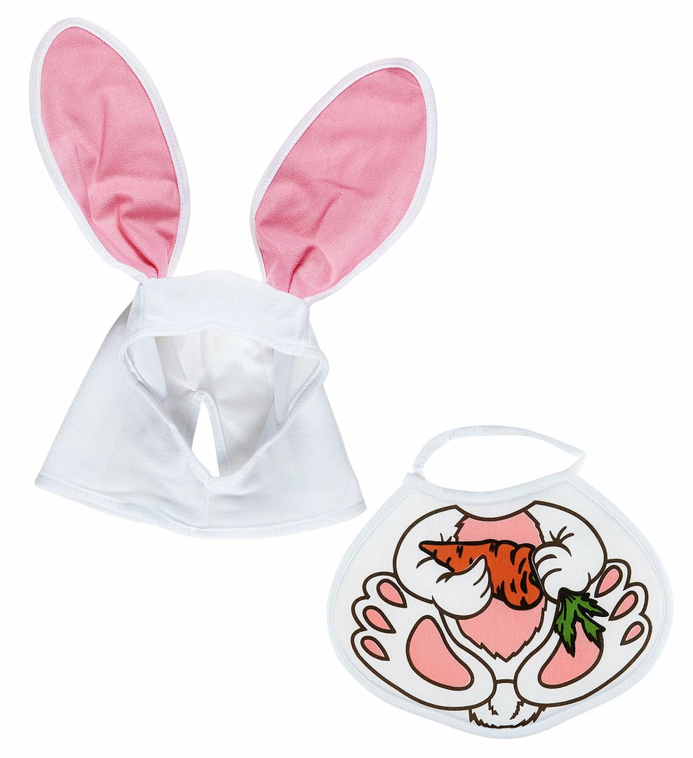 Widmann Animal Baby Bunny Bonnet And Bib Set