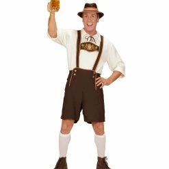 Widmann Bavarian Beer Man Costume Brown World Costumes
