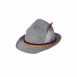 Wicked Bavarian Alpine Hat Grey Oktoberfest Costumes