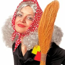 Widmann Befana Or Old Woman With Headscarf Wig