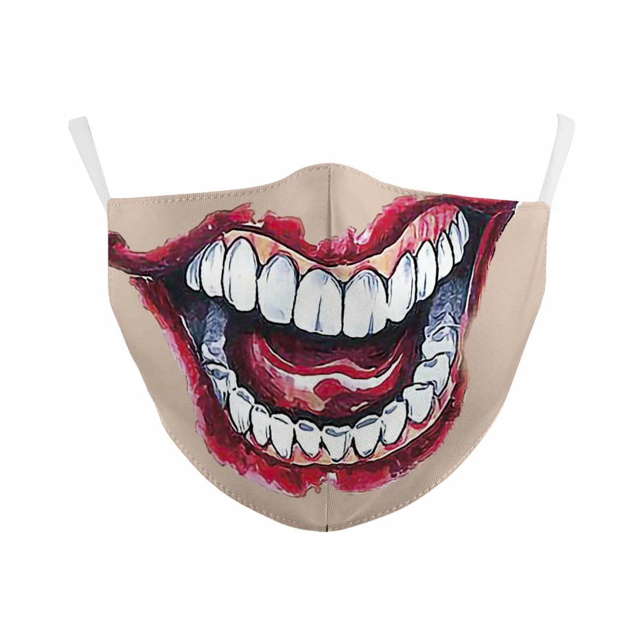 My Fancy Dress Big Mouth Face Mask Halloween Accessories