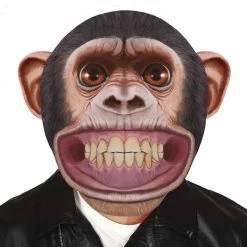 Fiestas Guirca Big Head Chimp Oversized Mask Animal