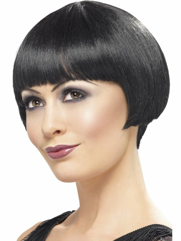 Smiffy's 1920's 1920s Flapper Bob Wig Black