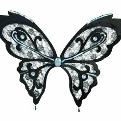 My Fancy Dress Black Deluxe Butterfly Wings