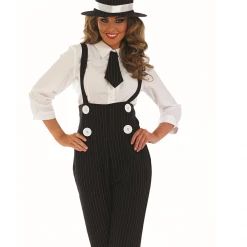 Funshack Black Gangster Lady Costume