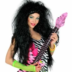 Bristol Witches And Warlock Costumes Black Oversized Rock Star Wig