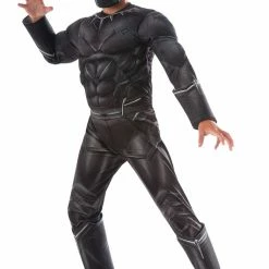 Rubies Superhero & Villiain Black Panther Deluxe Costume Boys