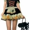 Halloween Leg Avenue 2pc Black Widow Witch Costume
