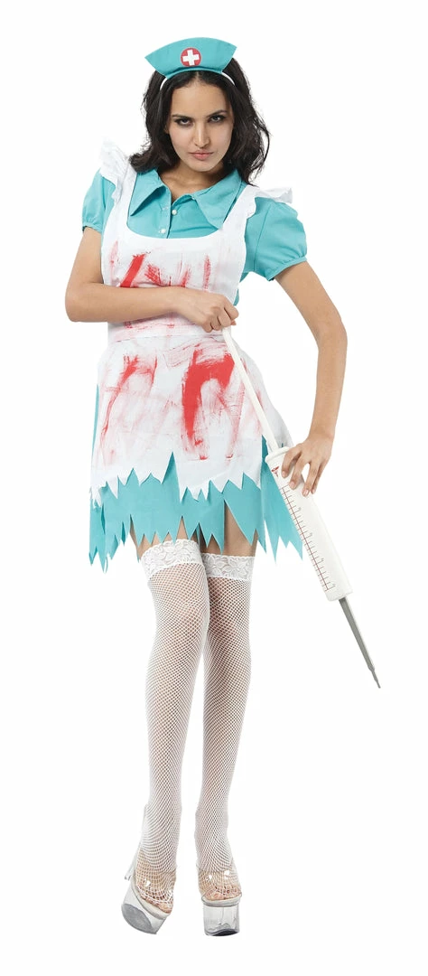 Bristol Blood Splattered Nurse Costume Halloween