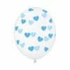 Partydecor Party Supplies Blue Hearts Balloon 30cm Pack Of 6