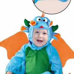 Fiestas Guirca Blue Baby Dragon Toddler Costume Halloween