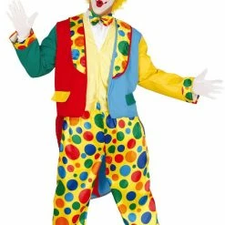Fiestas Guirca Clown & Circus Bobo The Clown Costume Adult