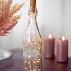 Partydecor Bottle LED String Lights With Cork