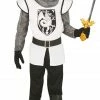 Fiestas Guirca Medieval, Renaissance & Tudor Costumes Boys White Crusader Knight Costume