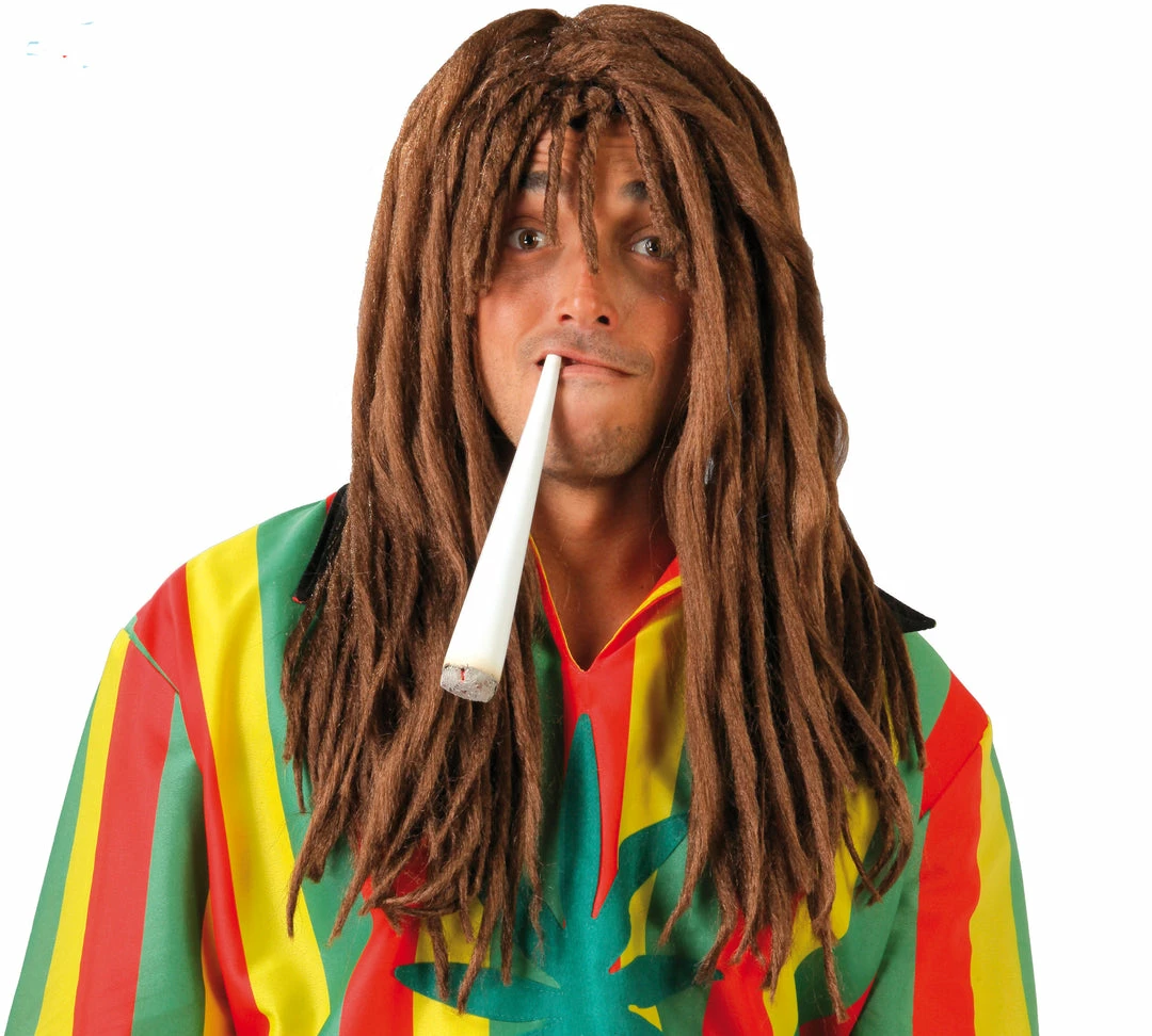 Fiestas Guirca Brown Rasta Wig Wigs