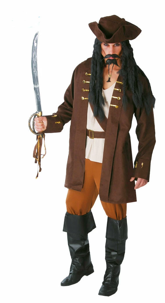 Fiestas Guirca Buccaneer Pirate Captain Costume Historical Costumes