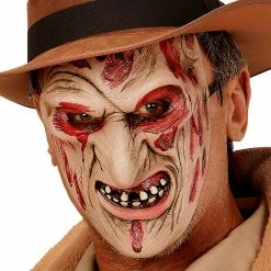 Widmann Halloween Burned Killer Half Mask Children's