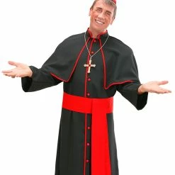 Widmann Cardinal Cross Necklace And Ring Set