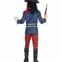 Widmann Caribbean Pirate Captain Costume Men's Pirate Costumes