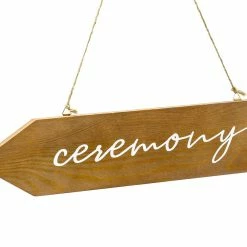 Partydecor Ceremony Wooden Signpost - 36cm X 7.5cm Party Supplies