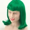 Bristol Deluxe Cheerleader Wig Emerald Green