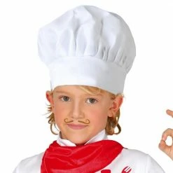 Fiestas Guirca Uniform Costumes Chef Hat White Child's