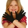 Fiestas Guirca Child Black Gloves 17cm