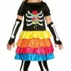 Fiestas Guirca Day Of The Dead Costumes Mexican Day Of The Dead Costume Girls