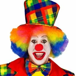 Fiestas Guirca Clown Bow Tie Rainbow