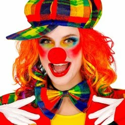 Fiestas Guirca Clown Bow Tie Rainbow