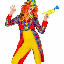 Widmann Clown Carnival Tailcoat Jacket Ladies Clown & Circus