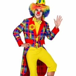 Widmann Clown Carnival Tailcoat Jacket Men's Clown & Circus